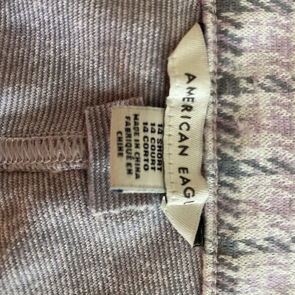 American Eagle Super High-Waisted Skinny Kick Crop Pants - 14 Short - Picture 8 of 9